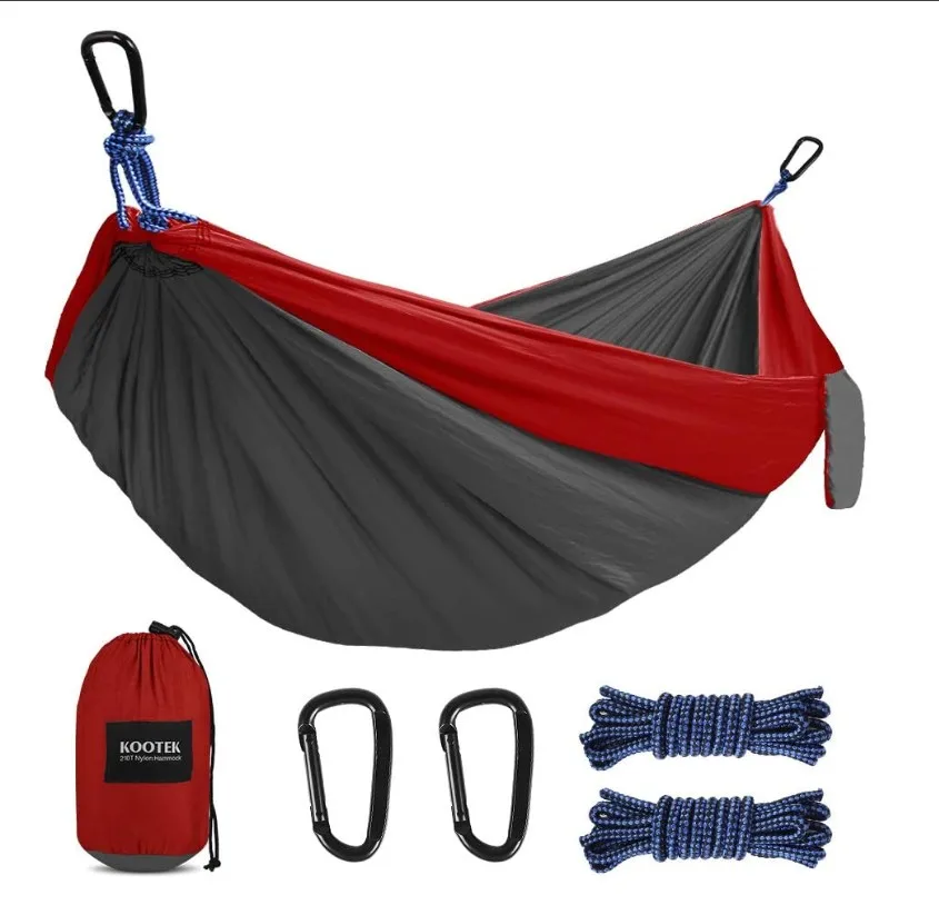 Top-quality Parachute Camping Nylon Hammock With Tree Straps of Factory Direct Sale for Travel Camping
Top-quality Parachute Camping Nylon Hammock With Tree Straps of Factory Direct Sale for Travel Camping
