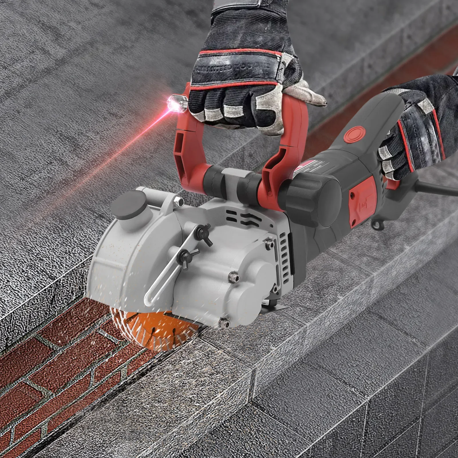 4800W All-Copper Molding Slotting Machine 6500RPM 7 Diamond Blades 1.65x1.61in Laser Guided Dust-Free for Concrete Walls Floors
4800W All-Copper Molding Slotting Machine 6500RPM 7 Diamond Blades 1.65x1.61in Laser Guided Dust-Free for Concrete Walls Floors