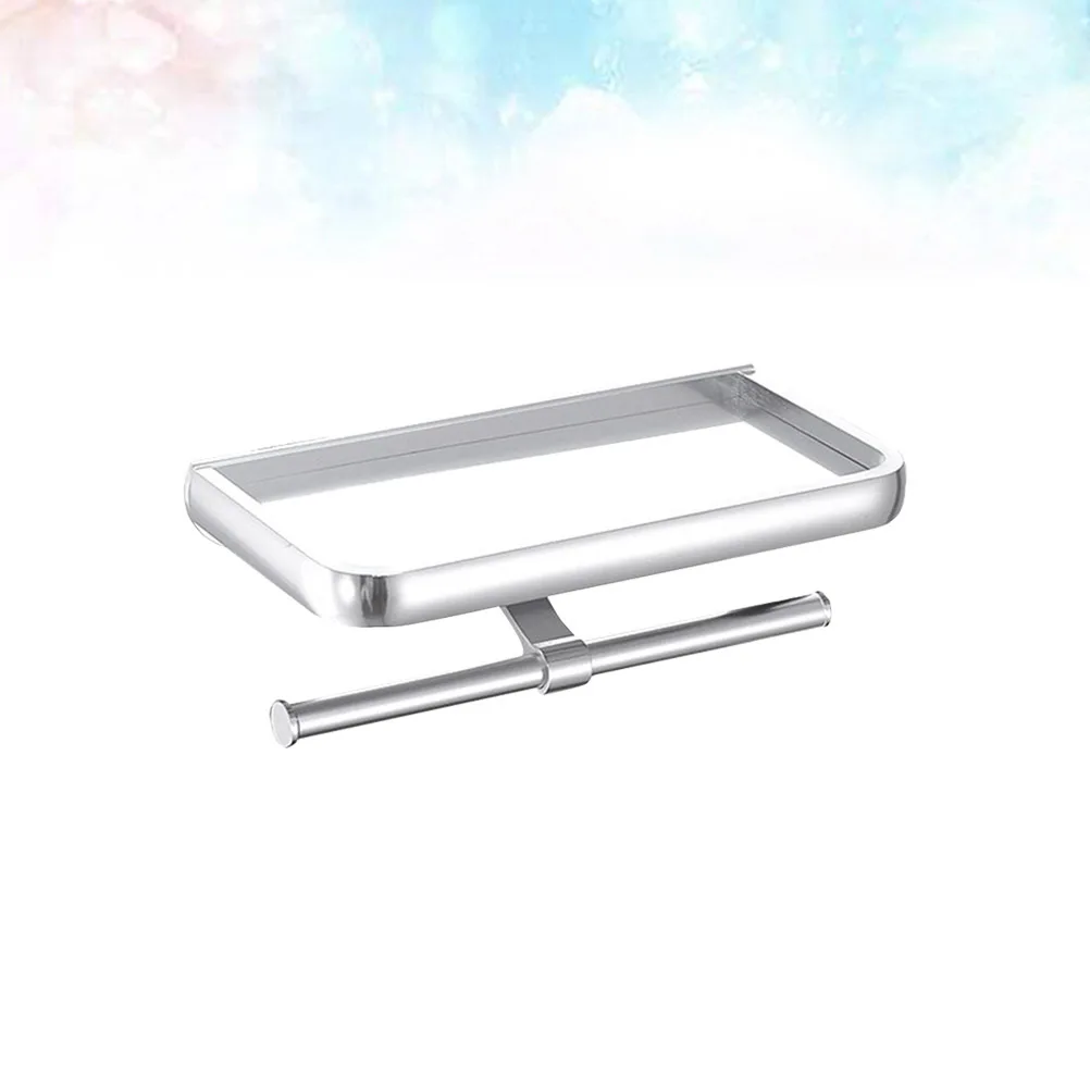 Aluminum Double Roll Paper Holder Tissue Phone Organizer Light Silver 26x13x11cm Bathroom Wall Mounted Smooth Surface
Aluminum Double Roll Paper Holder Tissue Phone Organizer Light Silver 26x13x11cm Bathroom Wall Mounted Smooth Surface