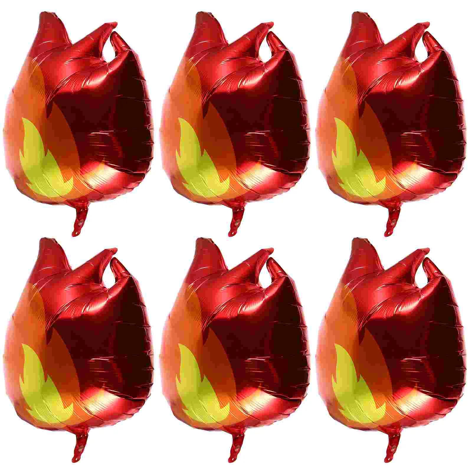 6 Pcs Flame Balloon Set White Firemen Party Decorations Air Aluminum Film Balloons Kit Sports Events Vibrant Celebration
6 Pcs Flame Balloon Set White Firemen Party Decorations Air Aluminum Film Balloons Kit Sports Events Vibrant Celebration