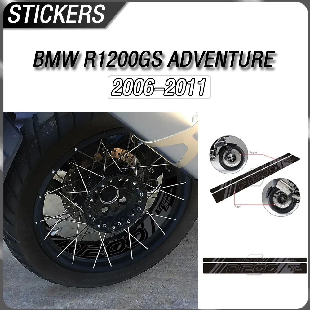 Для BMW 2006-2011 R1200GS Adventure модификация мотоцикла, тройное черное издание, светоотражающие наклейки на передние и задние колеса
Для BMW 2006-2011 R1200GS Adventure модификация мотоцикла, тройное черное издание, светоотражающие наклейки на передние и задние колеса