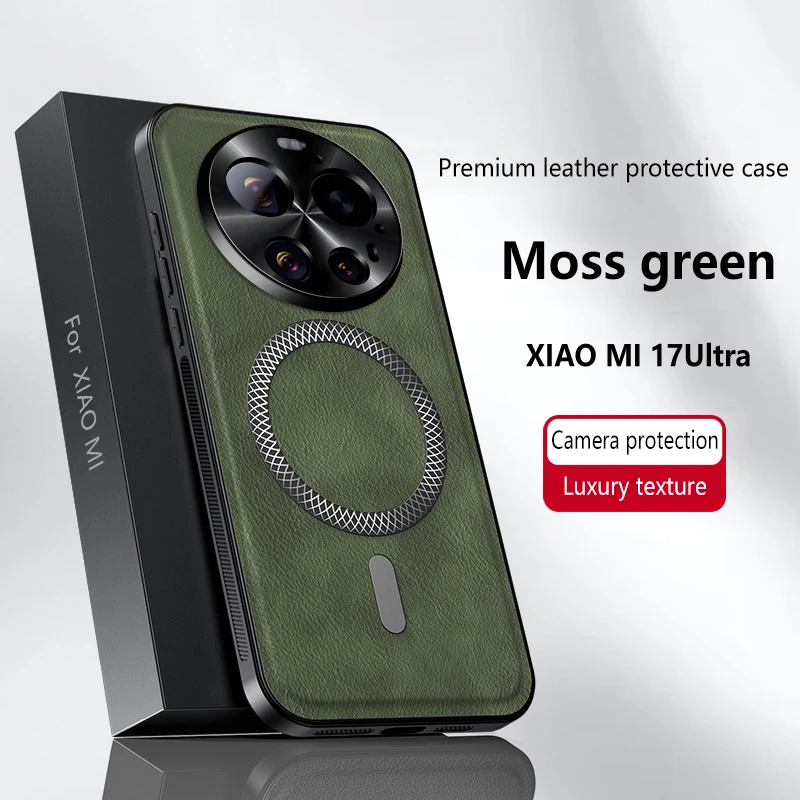 For Xiaomi Mi 17 Ultra Case Luxury PU Leather Magnetic MagSafe Protective Back Cover Case For Xiaomi Mi 17 Pro Max 17Ultra Shell
For Xiaomi Mi 17 Ultra Case Luxury PU Leather Magnetic MagSafe Protective Back Cover Case For Xiaomi Mi 17 Pro Max 17Ultra Shell