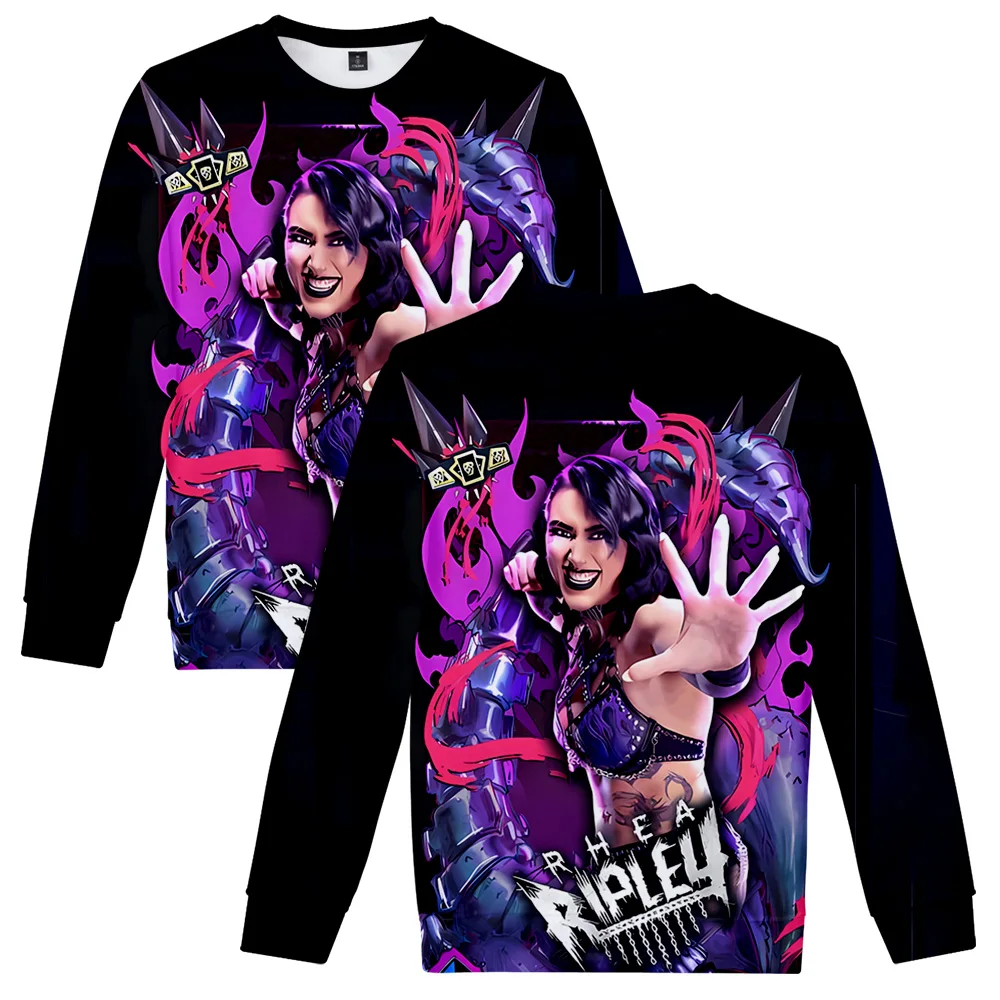 Rhea Ripley Merch Crewneck Sweatshirt Man/Woman Hip Hop Hoodies Fans Sweatshirts Trendy Daily Wear
Rhea Ripley Merch Crewneck Sweatshirt Man/Woman Hip Hop Hoodies Fans Sweatshirts Trendy Daily Wear