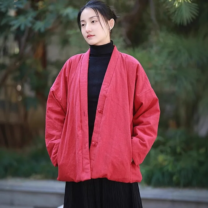 Women's Autumn Spring Top Coat Cotton Linen Button Vintage Simple Comfortable Casual Fashion New Soft Niche Versatile Skinny
Women's Autumn Spring Top Coat Cotton Linen Button Vintage Simple Comfortable Casual Fashion New Soft Niche Versatile Skinny