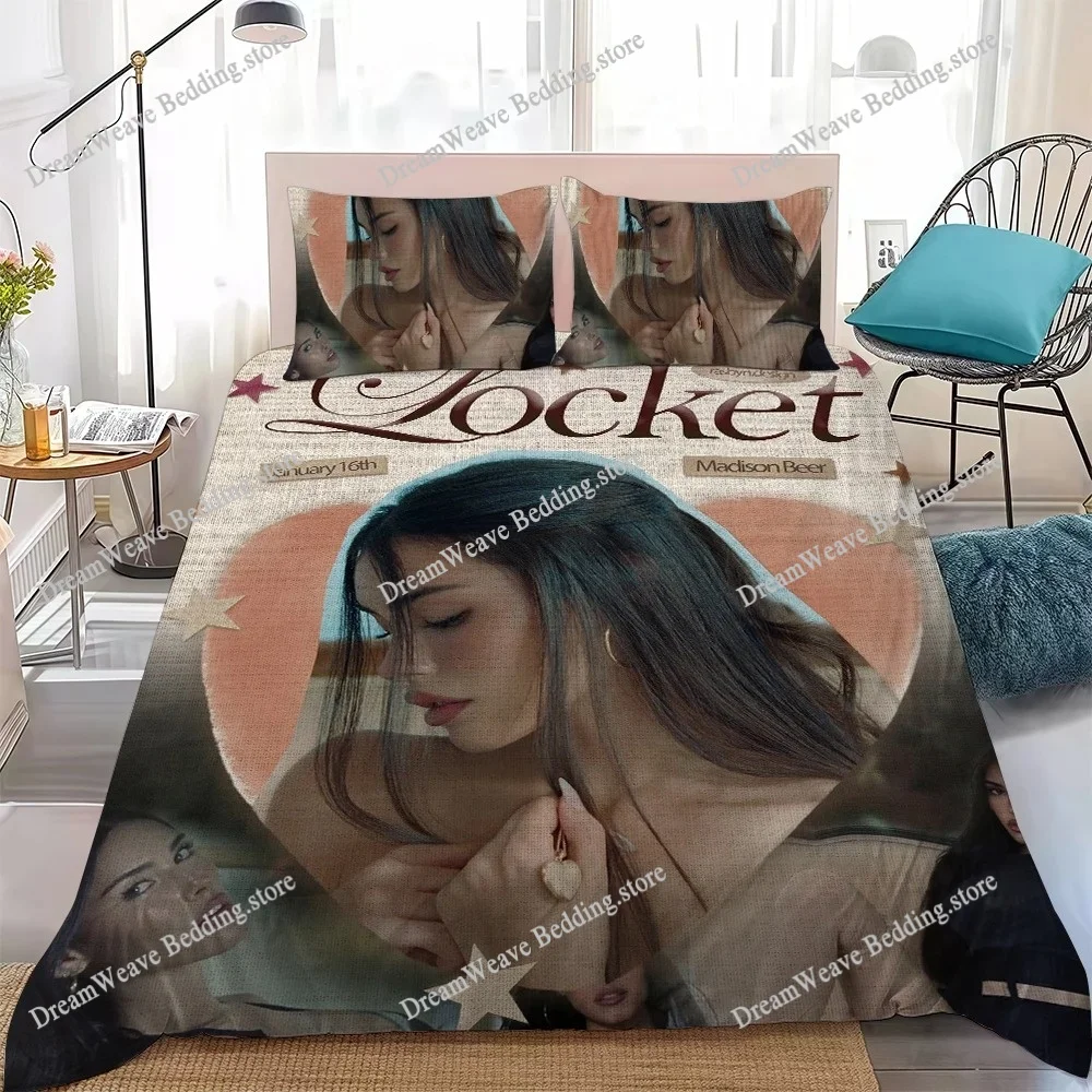 Madison Beer Locket Duvet Cover Set Home Style Bedding Soft Laundry Cotton Bed Student Dormitory Gift
Madison Beer Locket Duvet Cover Set Home Style Bedding Soft Laundry Cotton Bed Student Dormitory Gift