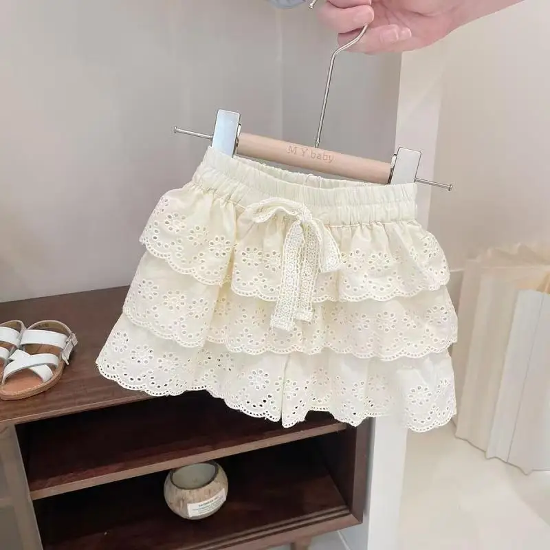 Baby Girl's Pure Cotton Shorts Children's 2026 Summer New Style Girls' Stylish Lace And Lace Shorts
Baby Girl's Pure Cotton Shorts Children's 2026 Summer New Style Girls' Stylish Lace And Lace Shorts