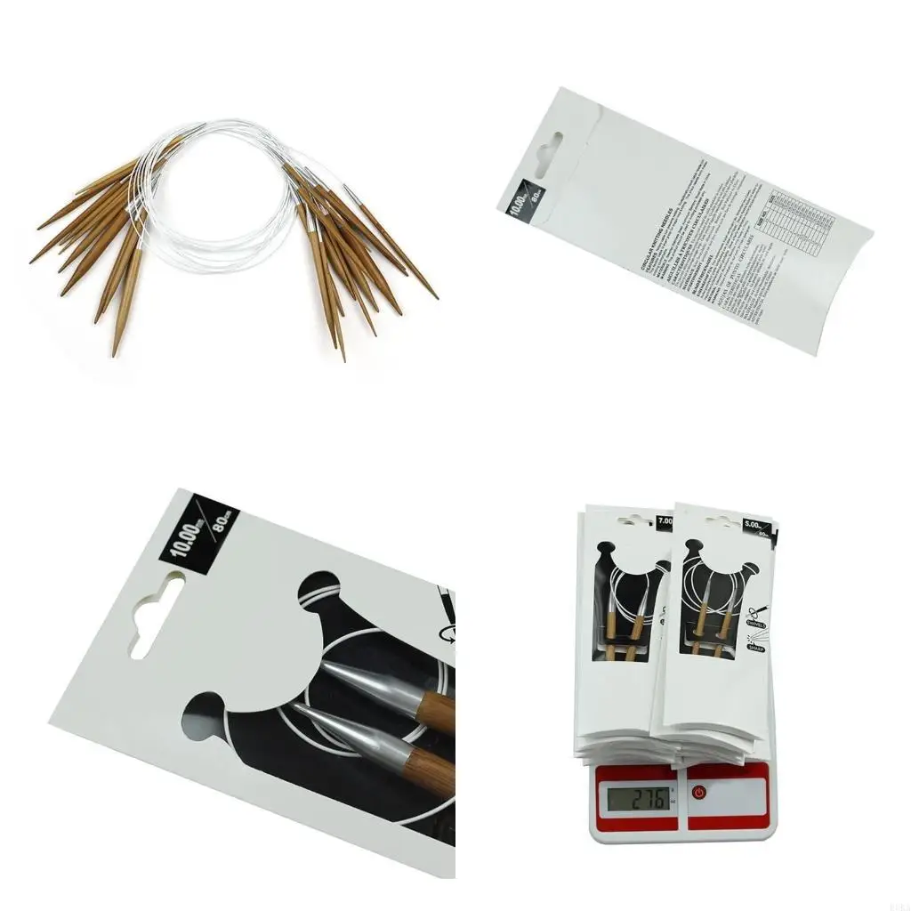 12PCS Circular Knitting Needle 80CM Rustproof Aluminum Flexible Cord For Comfortable Crocheting Experience
12PCS Circular Knitting Needle 80CM Rustproof Aluminum Flexible Cord For Comfortable Crocheting Experience