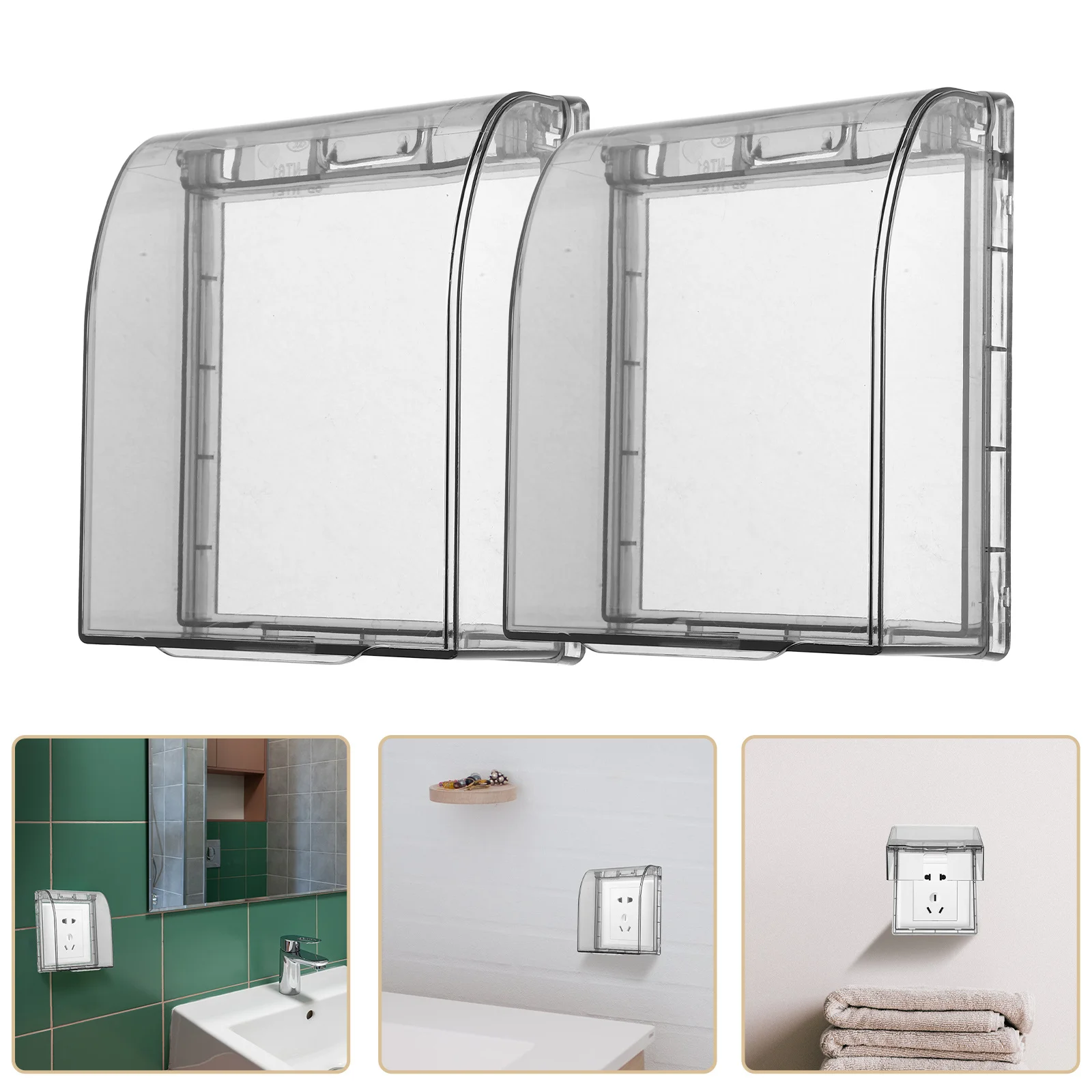 2Pcs Waterproof Socket Cover Splash-Proof 86 Type Socket Box Splash Proof Protective Case for Household Bathroom Use
2Pcs Waterproof Socket Cover Splash-Proof 86 Type Socket Box Splash Proof Protective Case for Household Bathroom Use