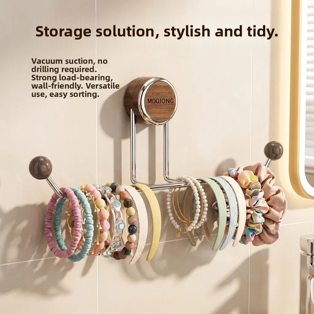 Bathroom Hair Clip Ring Holder Storage Rack Suction Cup Hair Band Organizer Large Intestine Hair Accessories Storage Device
Bathroom Hair Clip Ring Holder Storage Rack Suction Cup Hair Band Organizer Large Intestine Hair Accessories Storage Device