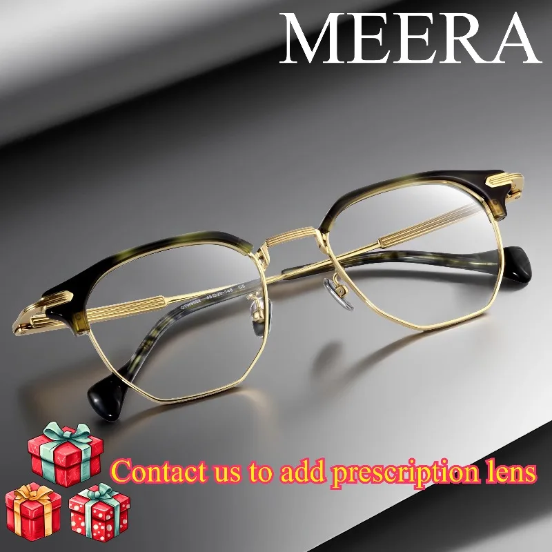 High-Quality Men's Half-Rimmed Eyeglass Frames Titanium Frames Comfortable Unisex Eyeglasses Vintage Business Eyebrow Glasses
High-Quality Men's Half-Rimmed Eyeglass Frames Titanium Frames Comfortable Unisex Eyeglasses Vintage Business Eyebrow Glasses