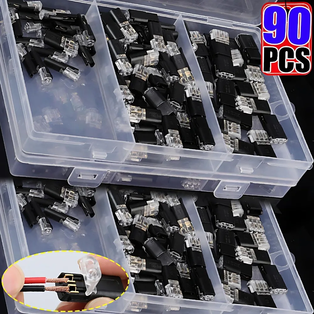 Solderless Fast Wire Connector Set D1 D2 D3 No Welding Cable Splice Plug Quick Disconnect Auto Car Electrical Joint Terminals
Solderless Fast Wire Connector Set D1 D2 D3 No Welding Cable Splice Plug Quick Disconnect Auto Car Electrical Joint Terminals