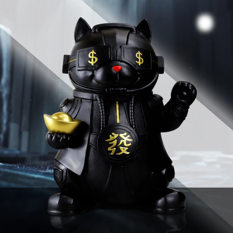 Creative Lucky Cat Ornaments Animal Statue Sculpture Desktop Ornaments Resin Animal Living Room Home Decoration Accessories
Creative Lucky Cat Ornaments Animal Statue Sculpture Desktop Ornaments Resin Animal Living Room Home Decoration Accessories