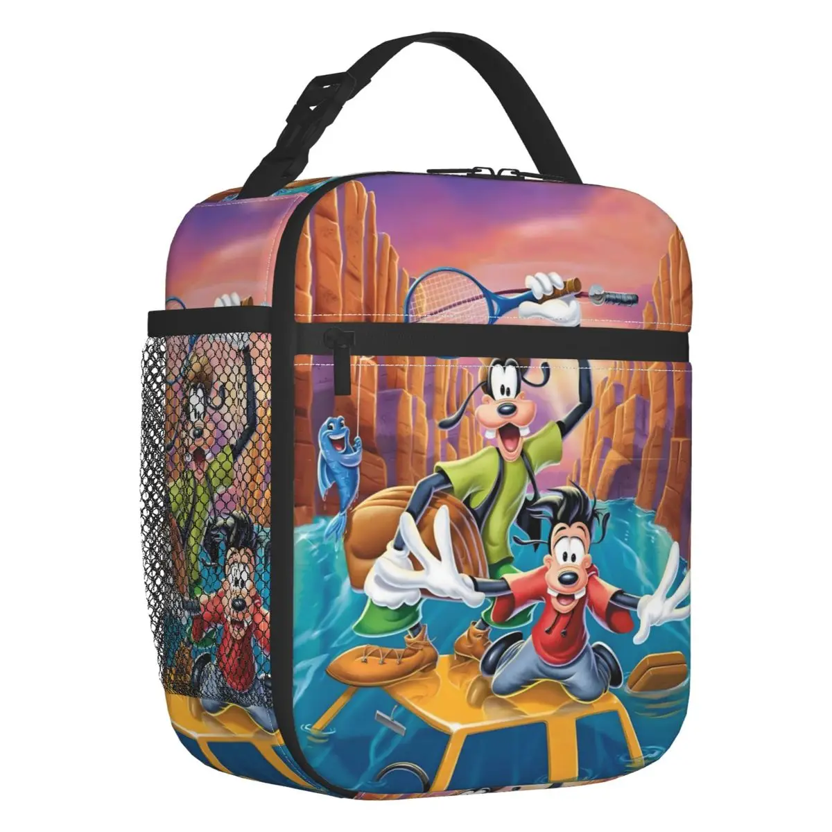Custom Goofy Insulated Lunch Tote Bag Women Fashion Cartoon Cute Animation Resuable Cooler Thermal Bento Box Work School Travel
Custom Goofy Insulated Lunch Tote Bag Women Fashion Cartoon Cute Animation Resuable Cooler Thermal Bento Box Work School Travel