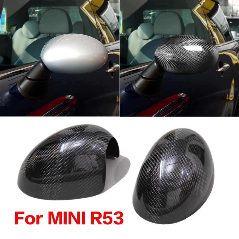 For Mini Copper R50 R53 Real Carbon Fiber Rearview Mirror Cover Shell Sticker 2001-2006 2PCS Modified auto parts left and right
For Mini Copper R50 R53 Real Carbon Fiber Rearview Mirror Cover Shell Sticker 2001-2006 2PCS Modified auto parts left and right
