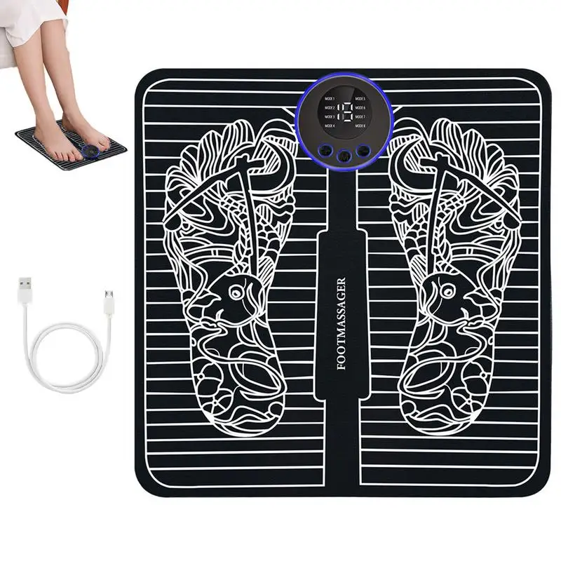 Foot Massage Pad Feet Massager Pad Foot Stimulator Adjustable Intensity Muscle Relaxation Feet Massage Machine Claves Massage
Foot Massage Pad Feet Massager Pad Foot Stimulator Adjustable Intensity Muscle Relaxation Feet Massage Machine Claves Massage