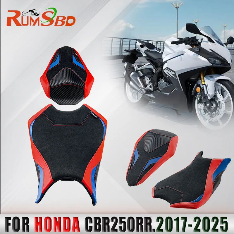 Motorcycle Front Solo Thicken Leather Seat Cover Rear Passenger Cushion Pad Honda CBR250RR 2017-2020 2021 2022 2023 2024 2025
Motorcycle Front Solo Thicken Leather Seat Cover Rear Passenger Cushion Pad Honda CBR250RR 2017-2020 2021 2022 2023 2024 2025