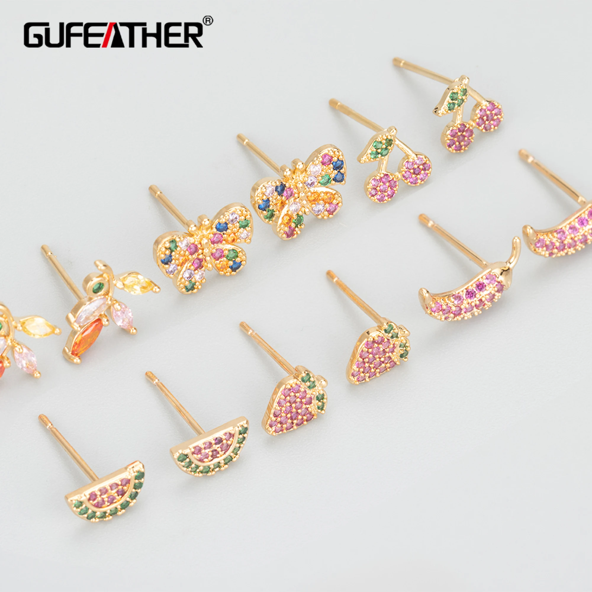 GUFEATHER MB63,jewelry accessories,nickel free,18k gold plated,copper,zircons,hand made,jewelry making,diy earrings,6pcs/lot
GUFEATHER MB63,jewelry accessories,nickel free,18k gold plated,copper,zircons,hand made,jewelry making,diy earrings,6pcs/lot