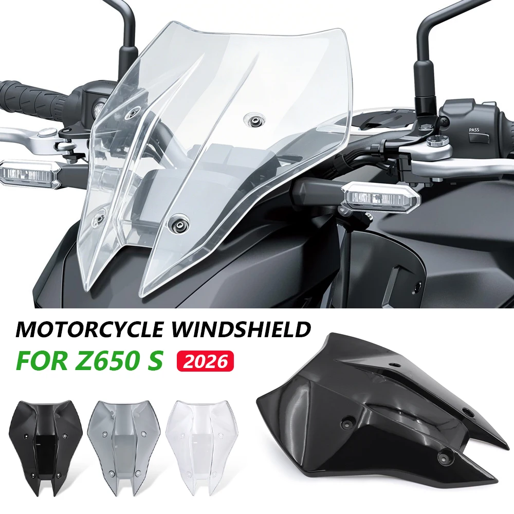 Motorcycle Aero Wind Deflector For Kawasaki Z 650S 650 Z650S Z650 S 2026 Front Windshield Aerodynamics Windscreen Shield
Motorcycle Aero Wind Deflector For Kawasaki Z 650S 650 Z650S Z650 S 2026 Front Windshield Aerodynamics Windscreen Shield
