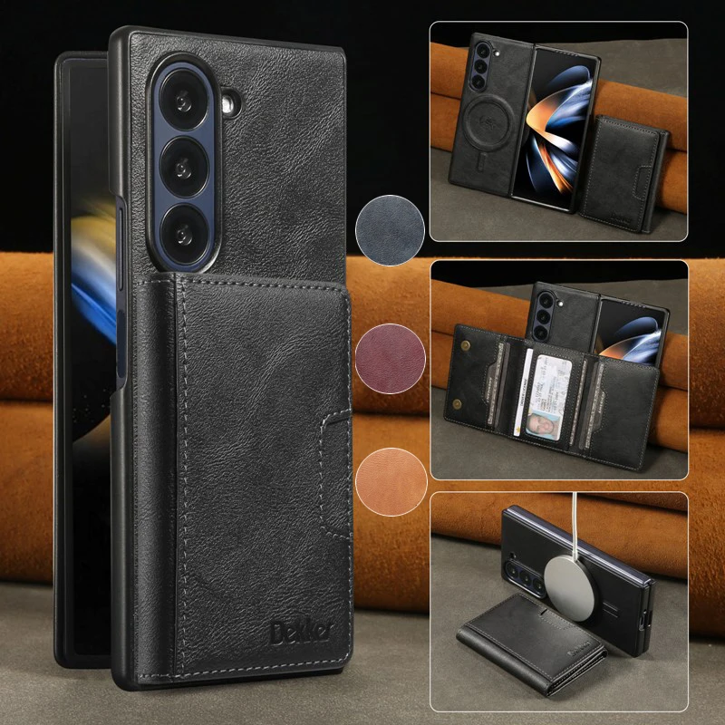 Detachable Magnetic Flip Wallet Card Cover With Back Cover For Samsung Galaxy Z Fold6/Z Fold5/Z Fold 4 Phone Case
Detachable Magnetic Flip Wallet Card Cover With Back Cover For Samsung Galaxy Z Fold6/Z Fold5/Z Fold 4 Phone Case