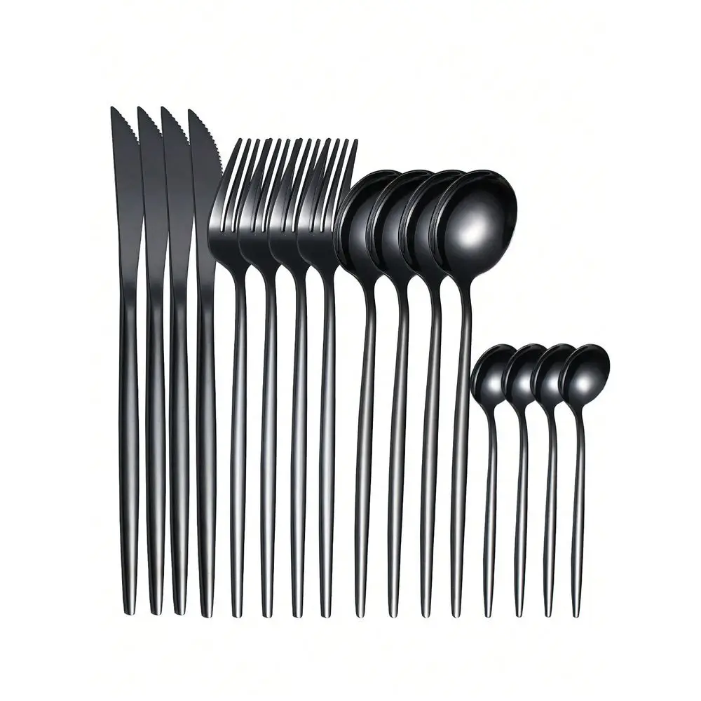 Stainless Steel Knife Fork Spoon Cutlery Set, Suitable For Home Kitchen And Restaurant
Stainless Steel Knife Fork Spoon Cutlery Set, Suitable For Home Kitchen And Restaurant