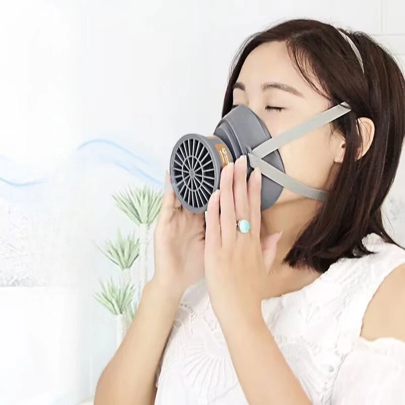 Mask Chemical Respirator Gas Mask Self Suction Filter Gas Mask 360 ° Fully Sealed Protective for Protecting Against Toxic Gases
Mask Chemical Respirator Gas Mask Self Suction Filter Gas Mask 360 ° Fully Sealed Protective for Protecting Against Toxic Gases