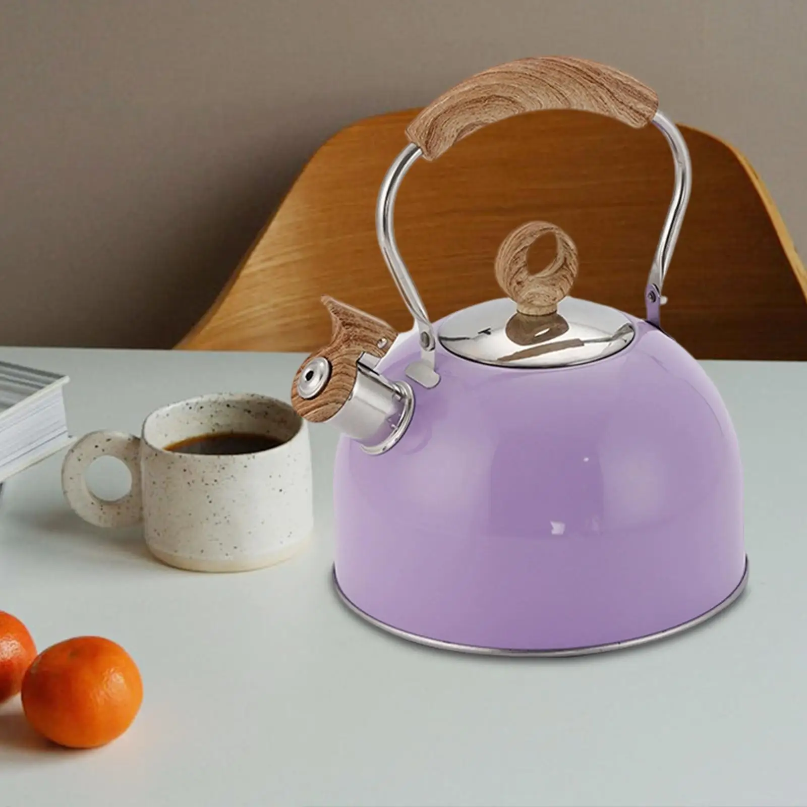 Whistling Tea Kettle for Stove Top 2.5L Stainless Steel Kettle with Heat Resistant Handle for Fast Boiling Coffee Milk and Tea
Whistling Tea Kettle for Stove Top 2.5L Stainless Steel Kettle with Heat Resistant Handle for Fast Boiling Coffee Milk and Tea