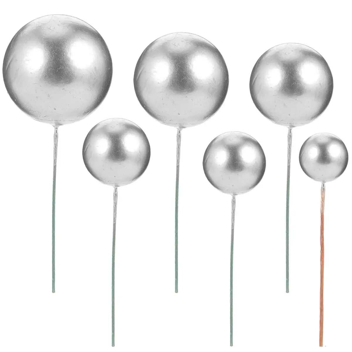 30 Pcs Foam Balls Cake Decor Silver Color Lightweight Plastic Dessert Toppers Wedding Party Bubble Kugeln Props
30 Pcs Foam Balls Cake Decor Silver Color Lightweight Plastic Dessert Toppers Wedding Party Bubble Kugeln Props