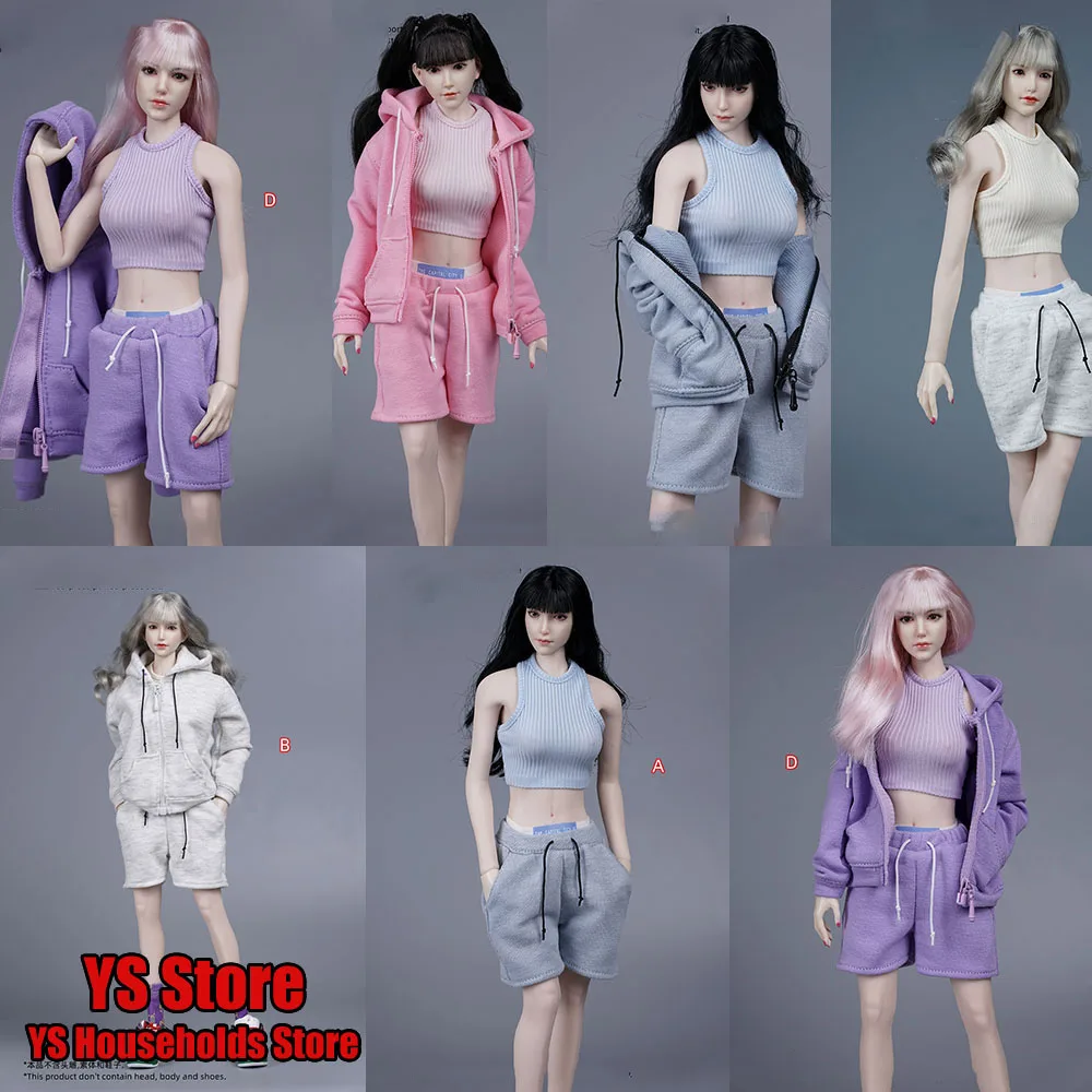 SA Toys SA023 1/6 Women Soldier Sports Set Sweet Hoodie Coat Sleeveless Vest Shorts Clothes Suit Fit 12" Action Figure Doll
SA Toys SA023 1/6 Women Soldier Sports Set Sweet Hoodie Coat Sleeveless Vest Shorts Clothes Suit Fit 12" Action Figure Doll