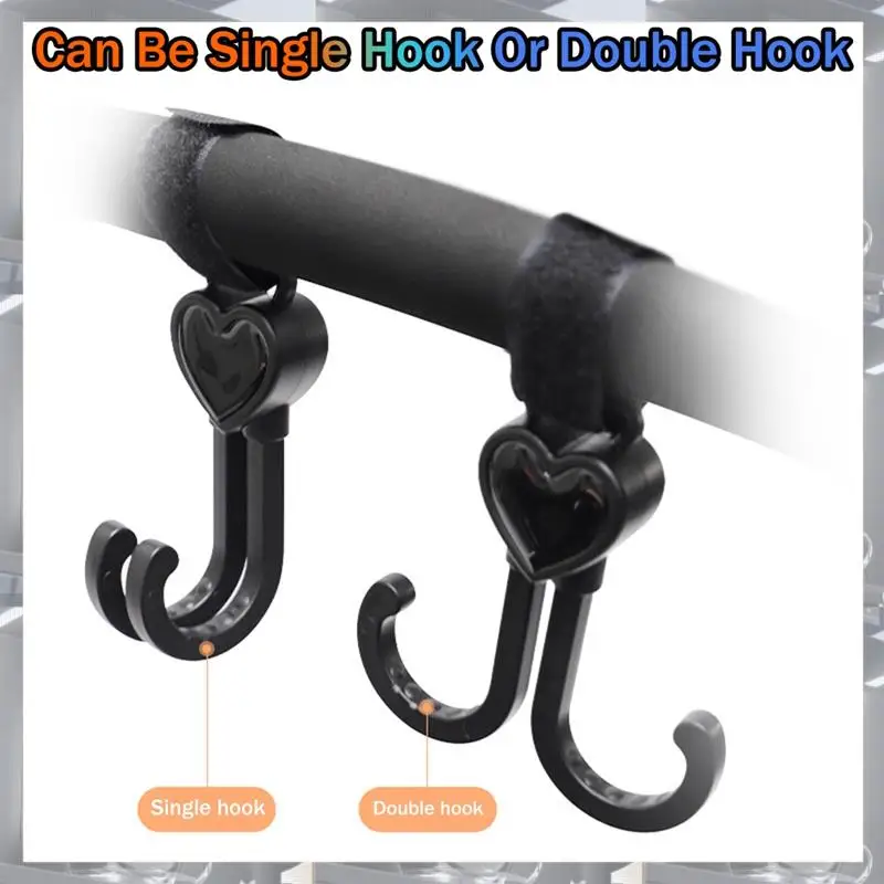 10PCS Double Hook 360-Degree Rotation Cart Hook And Loop Fastener Bicycle Accessories With Non-Slip
10PCS Double Hook 360-Degree Rotation Cart Hook And Loop Fastener Bicycle Accessories With Non-Slip