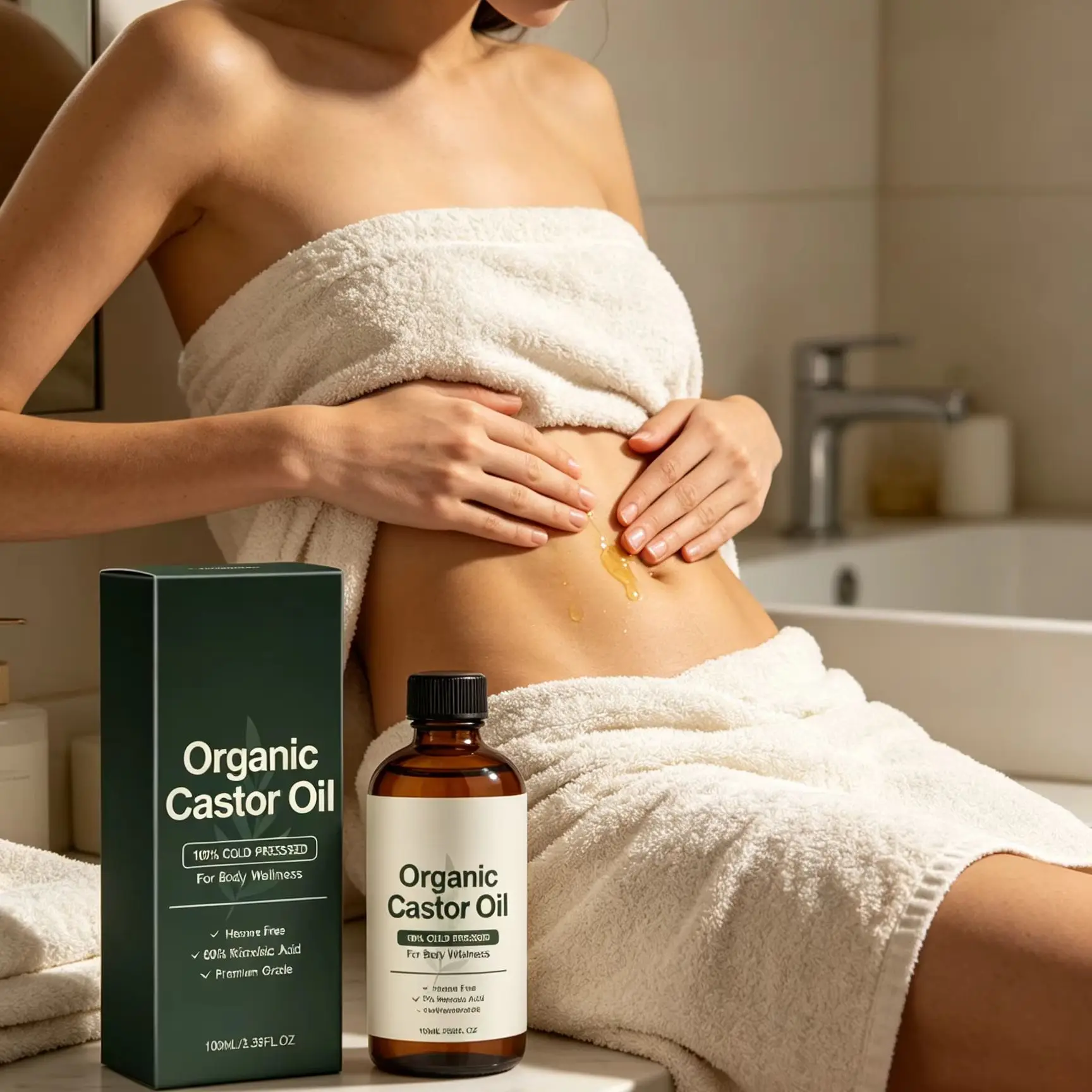 Organic Castor Oil Cold Press Deep Hydration Firm Skin Tightening Relax Lightweight Easy Absorption Moisturizing Body Oil 100ml
Organic Castor Oil Cold Press Deep Hydration Firm Skin Tightening Relax Lightweight Easy Absorption Moisturizing Body Oil 100ml