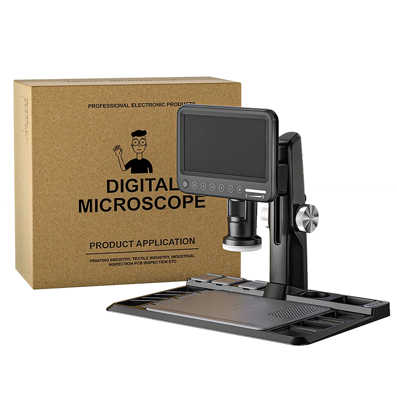 318 7 Inch Digital Microscope 1600X Coin Magnifier With Wired Remote Soldering Microscope 12MP Camera Sensor
318 7 Inch Digital Microscope 1600X Coin Magnifier With Wired Remote Soldering Microscope 12MP Camera Sensor