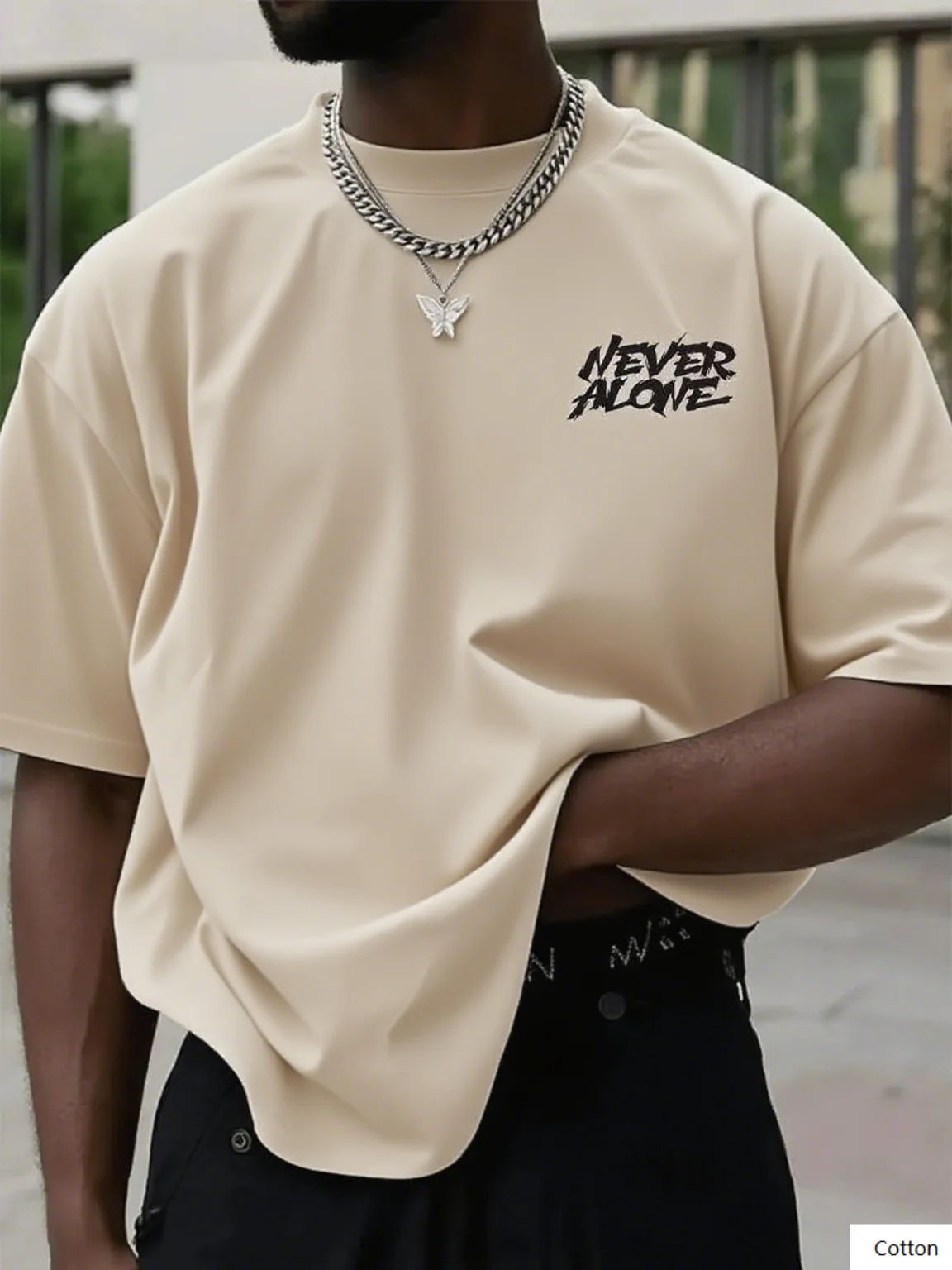 Мужская хлопковая футболка премиум-класса с графикой NEVER ALONE Adds A Touch of Emotional Depth To Your Wardrobe Футболка с идеальным поступлением S-4XL
Мужская хлопковая футболка премиум-класса с графикой NEVER ALONE Adds A Touch of Emotional Depth To Your Wardrobe Футболка с идеальным поступлением S-4XL