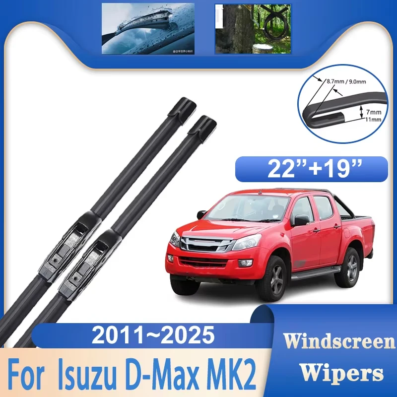For Isuzu D Max KB Chevrolet T Serie MK2 RT50 85 Accessorie 2011~2025 Rubber Window Windshield Windscreen Wiper Auto Rain Brushe
For Isuzu D Max KB Chevrolet T Serie MK2 RT50 85 Accessorie 2011~2025 Rubber Window Windshield Windscreen Wiper Auto Rain Brushe
