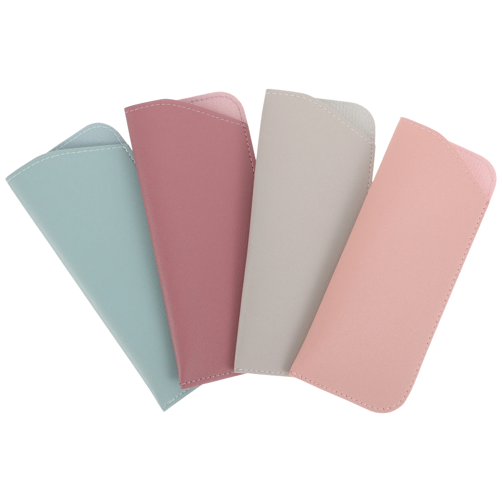 4 Pcs Glasses Case PU Eyewear Bag Soft Sunglasses Pouch Reusable Reading Glasses Container Storage Solution
4 Pcs Glasses Case PU Eyewear Bag Soft Sunglasses Pouch Reusable Reading Glasses Container Storage Solution