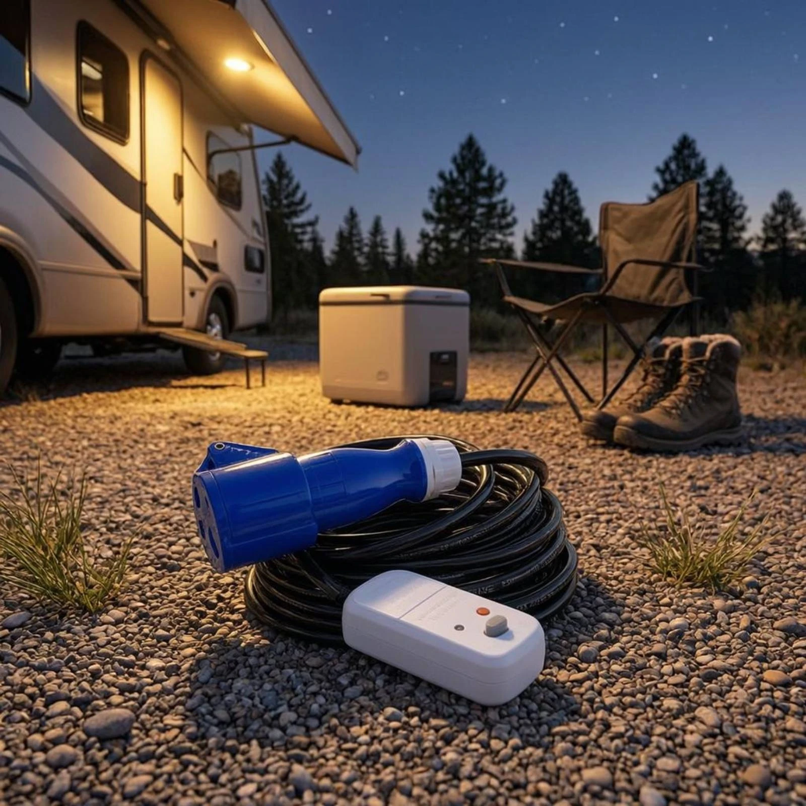 RV Power Cord Sturdy Duty RV Charging Cord Shore Power Cord Watertight Molded Ends Power Supply Leakage Protection
RV Power Cord Sturdy Duty RV Charging Cord Shore Power Cord Watertight Molded Ends Power Supply Leakage Protection