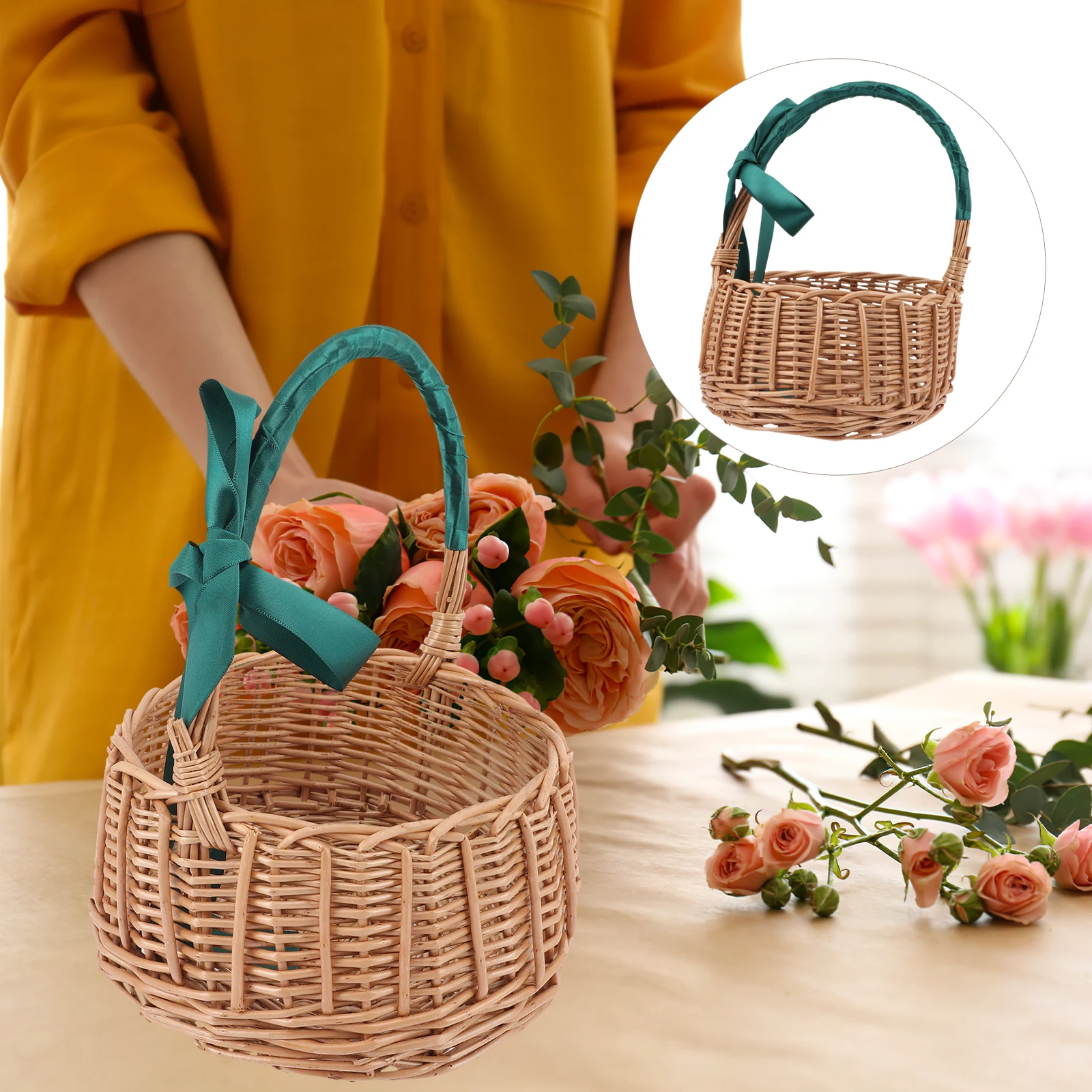Wicker Basket Rattan Baskets for ganizing Home Decor Small Storage Basket Woven Plant Natural Look Gift Idea
Wicker Basket Rattan Baskets for ganizing Home Decor Small Storage Basket Woven Plant Natural Look Gift Idea