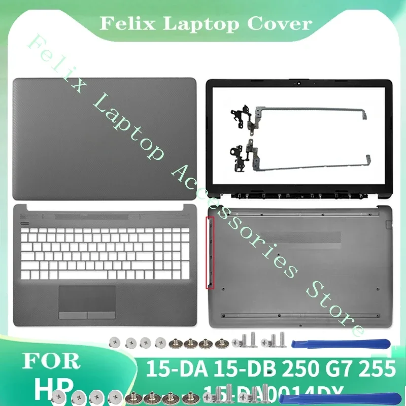 New For HP 15-DA 15-DB 250 G7 255 15-DA0014DX Laptop Top Back Case LCD Back Cover Front Bezel Hinges Palmrest Bottom Case Gray
New For HP 15-DA 15-DB 250 G7 255 15-DA0014DX Laptop Top Back Case LCD Back Cover Front Bezel Hinges Palmrest Bottom Case Gray