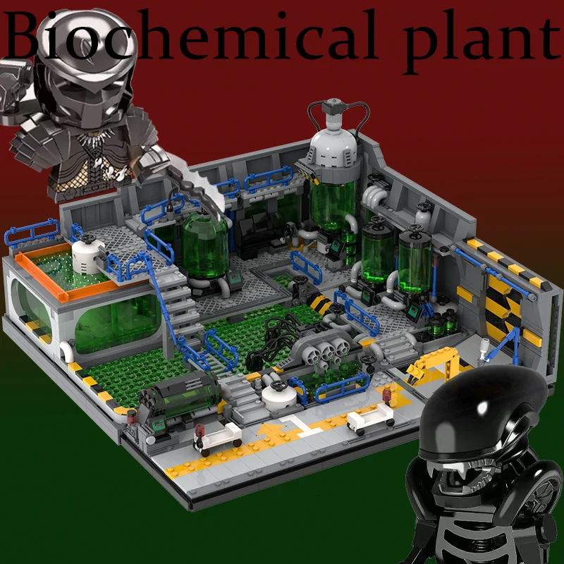 MOC Horror Movie Future Biochemical Laboratory Building Blocks Mini Action Zombie Mutant Monster Figures Bricks Toys Gifts
MOC Horror Movie Future Biochemical Laboratory Building Blocks Mini Action Zombie Mutant Monster Figures Bricks Toys Gifts