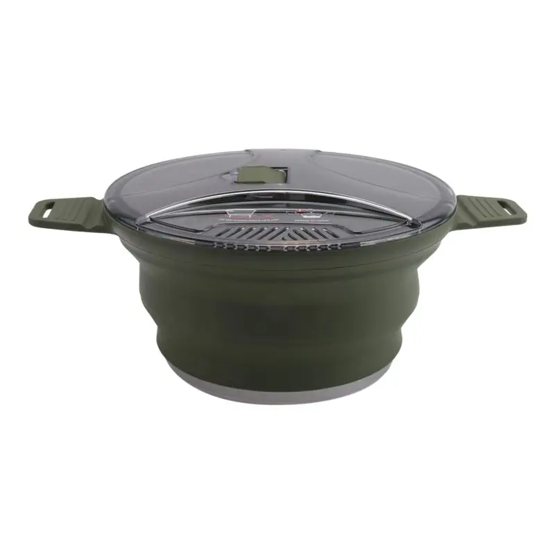 1 PCS Outdoor Folding Pot Silicone Hiking Cooking Pot Portable Picnic Pot ,Green Multi-Purpose
1 PCS Outdoor Folding Pot Silicone Hiking Cooking Pot Portable Picnic Pot ,Green Multi-Purpose