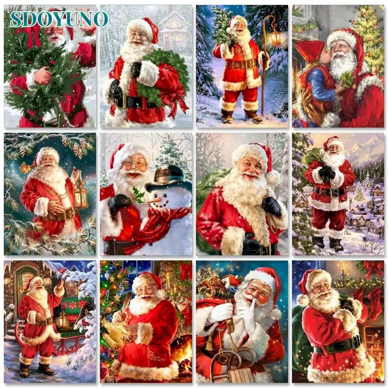 SDOYUNO Modern Paint by numbers Starter Kits On canvas Santa Claus Drawing Painting by numbers Christmas Decoration gift
SDOYUNO Modern Paint by numbers Starter Kits On canvas Santa Claus Drawing Painting by numbers Christmas Decoration gift