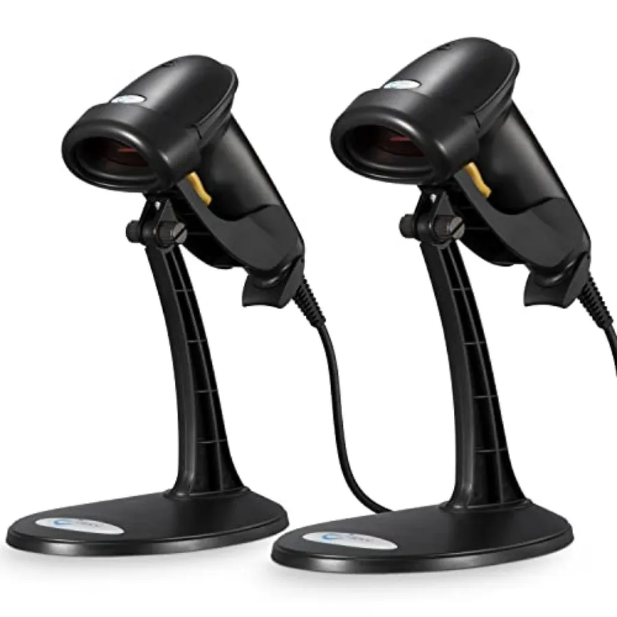 Barcode Scanner with Stand Wired Handheld Bar Code Scanner Automatic 1D Laser Scanner Support Windows/Mac/Linux for Store Super
Barcode Scanner with Stand Wired Handheld Bar Code Scanner Automatic 1D Laser Scanner Support Windows/Mac/Linux for Store Super
