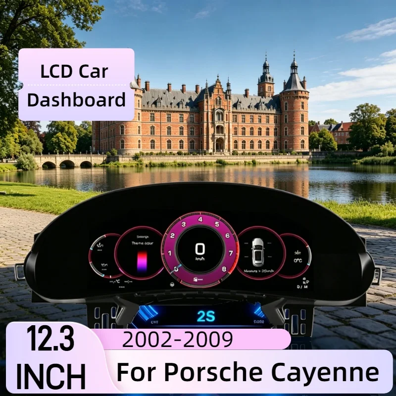 12.3"LCD Car Dashboard Meter For Porsche Cayenne 2002 2003 2004 2005-2009 Digital Instrument Cluster Virtual Cockpit Speed Panel
12.3"LCD Car Dashboard Meter For Porsche Cayenne 2002 2003 2004 2005-2009 Digital Instrument Cluster Virtual Cockpit Speed Panel