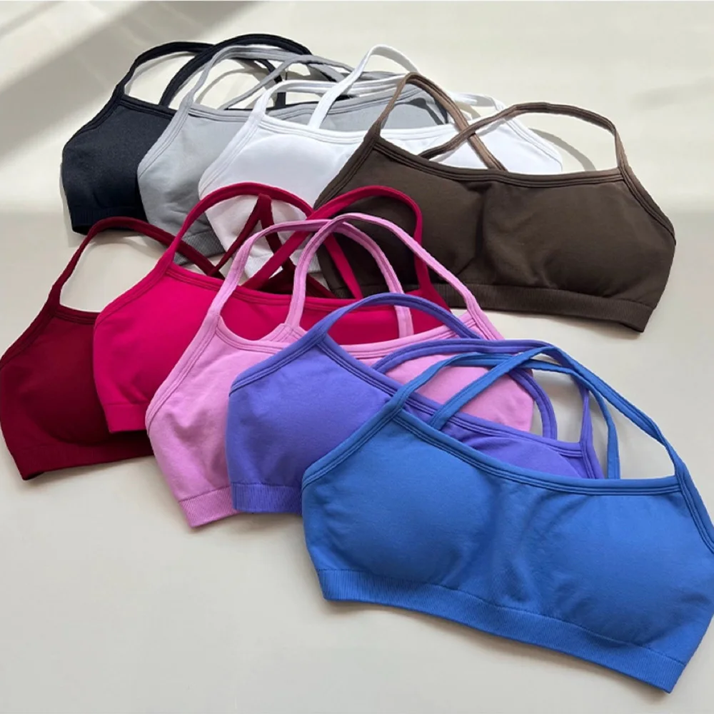 Gathering Shock-proof and Beautiful Back Seamless Sports Bras Gym Women Top Crop Tube Yoga Tops Fitness Scrunch Bum Workout Suit
Gathering Shock-proof and Beautiful Back Seamless Sports Bras Gym Women Top Crop Tube Yoga Tops Fitness Scrunch Bum Workout Suit