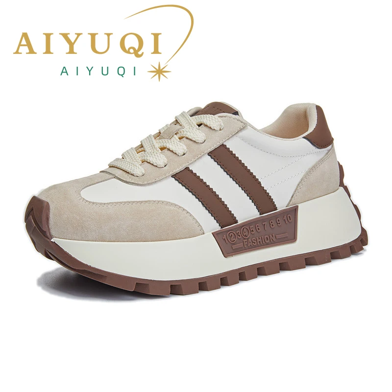 AIYUQI Forrest Gump Shoes Female Genuine Leather 2024 Spring New Platform Sneakers Women Casual Trendy Women Board Shoes
AIYUQI Forrest Gump Shoes Female Genuine Leather 2024 Spring New Platform Sneakers Women Casual Trendy Women Board Shoes