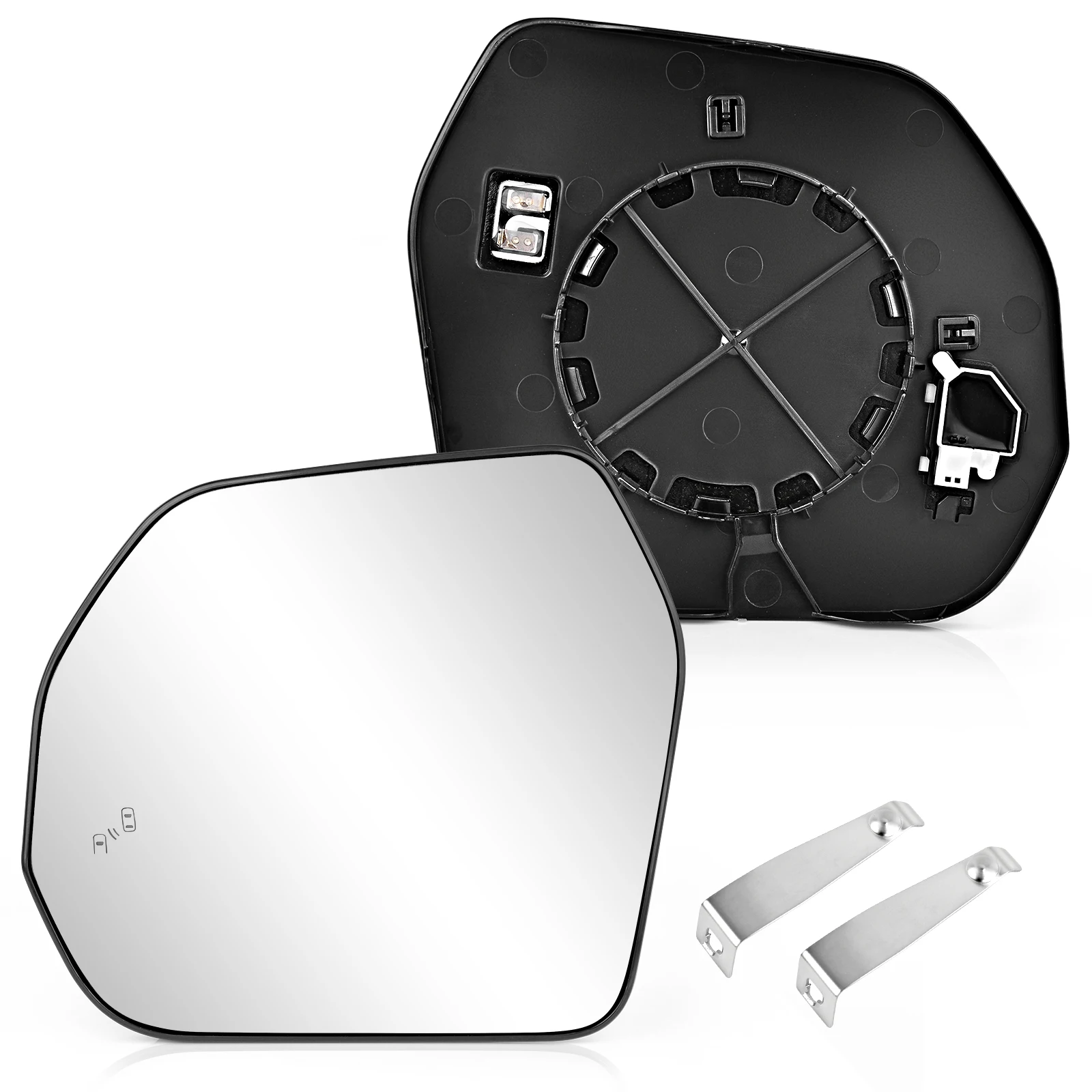 Side Heated Wing Mirror Glass with Blind Spot Rearview Mirror Lens Left Driver/Right Passenger for Toyota Tundra 2022 2023
Side Heated Wing Mirror Glass with Blind Spot Rearview Mirror Lens Left Driver/Right Passenger for Toyota Tundra 2022 2023