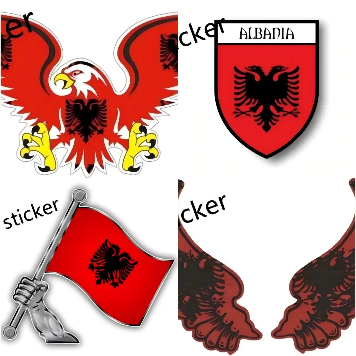Albania Flag Vinyl Decal / Sticker Car Sticker Occlusion Scratch Vinyl Decal Car Accessories Personality Decoration Reflective
Albania Flag Vinyl Decal / Sticker Car Sticker Occlusion Scratch Vinyl Decal Car Accessories Personality Decoration Reflective