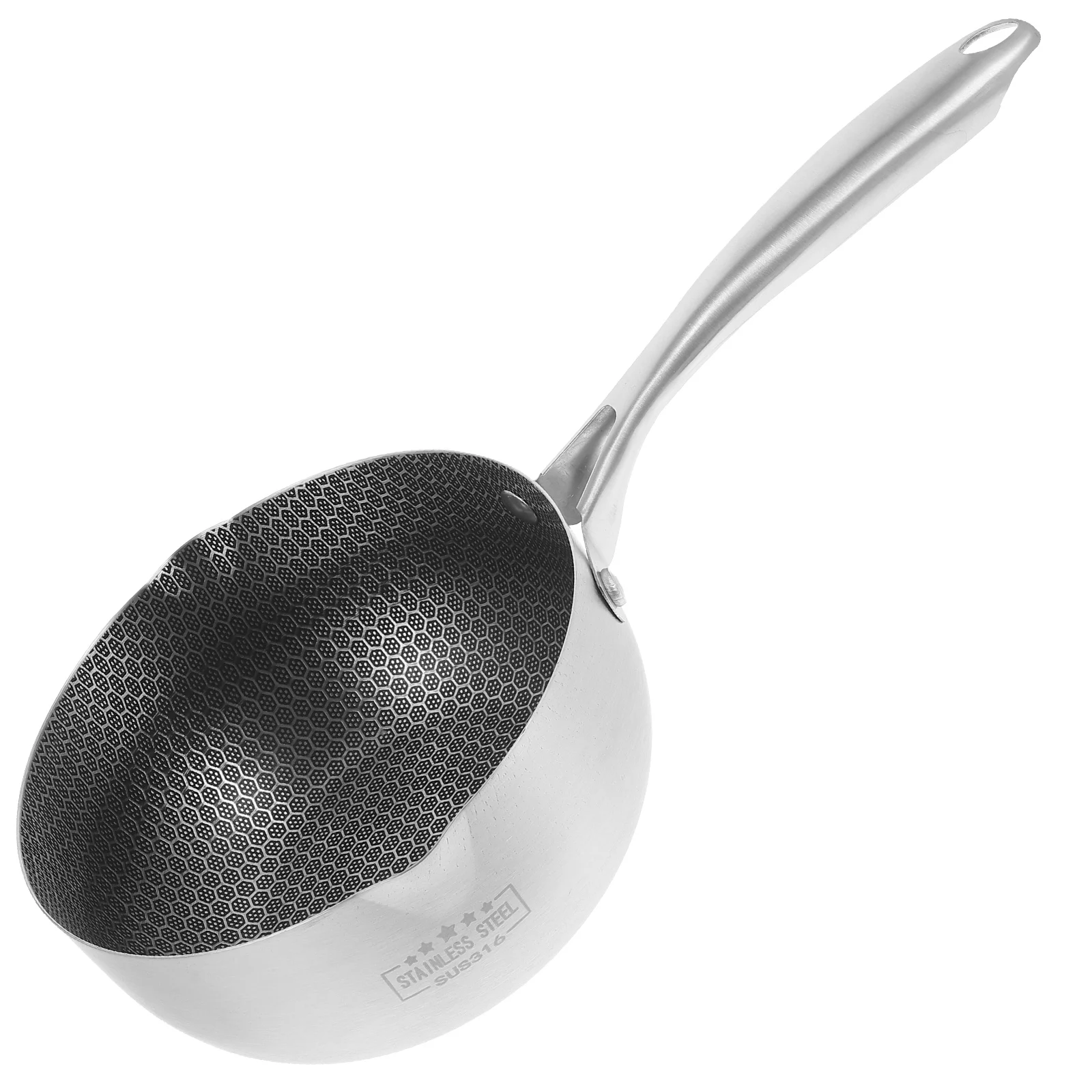 Stainless Steel Snow Pan Fry Pans Household Ramen Noodle Cooker Skillet Honeycomb Bottom Nonstick Versatile Kitchen Tool
Stainless Steel Snow Pan Fry Pans Household Ramen Noodle Cooker Skillet Honeycomb Bottom Nonstick Versatile Kitchen Tool