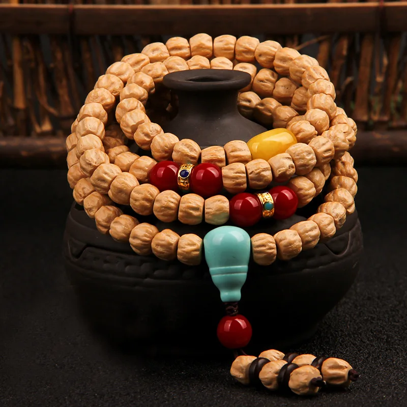 Natural Baixiang 108 Beads Bracelet Ghost Face Cypress Seeds Turquoise Accessories Unisex Necklace
Natural Baixiang 108 Beads Bracelet Ghost Face Cypress Seeds Turquoise Accessories Unisex Necklace