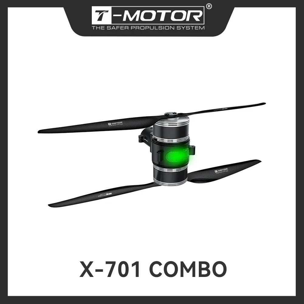 T-MOTOR X-701 Комплект коаксиальных комбинированных рычагов Встроенная система привода (MN701-S Бесщеточный двигатель + альфа ESC) для БПЛА RC Drone VTOL
T-MOTOR X-701 Комплект коаксиальных комбинированных рычагов Встроенная система привода (MN701-S Бесщеточный двигатель + альфа ESC) для БПЛА RC Drone VTOL