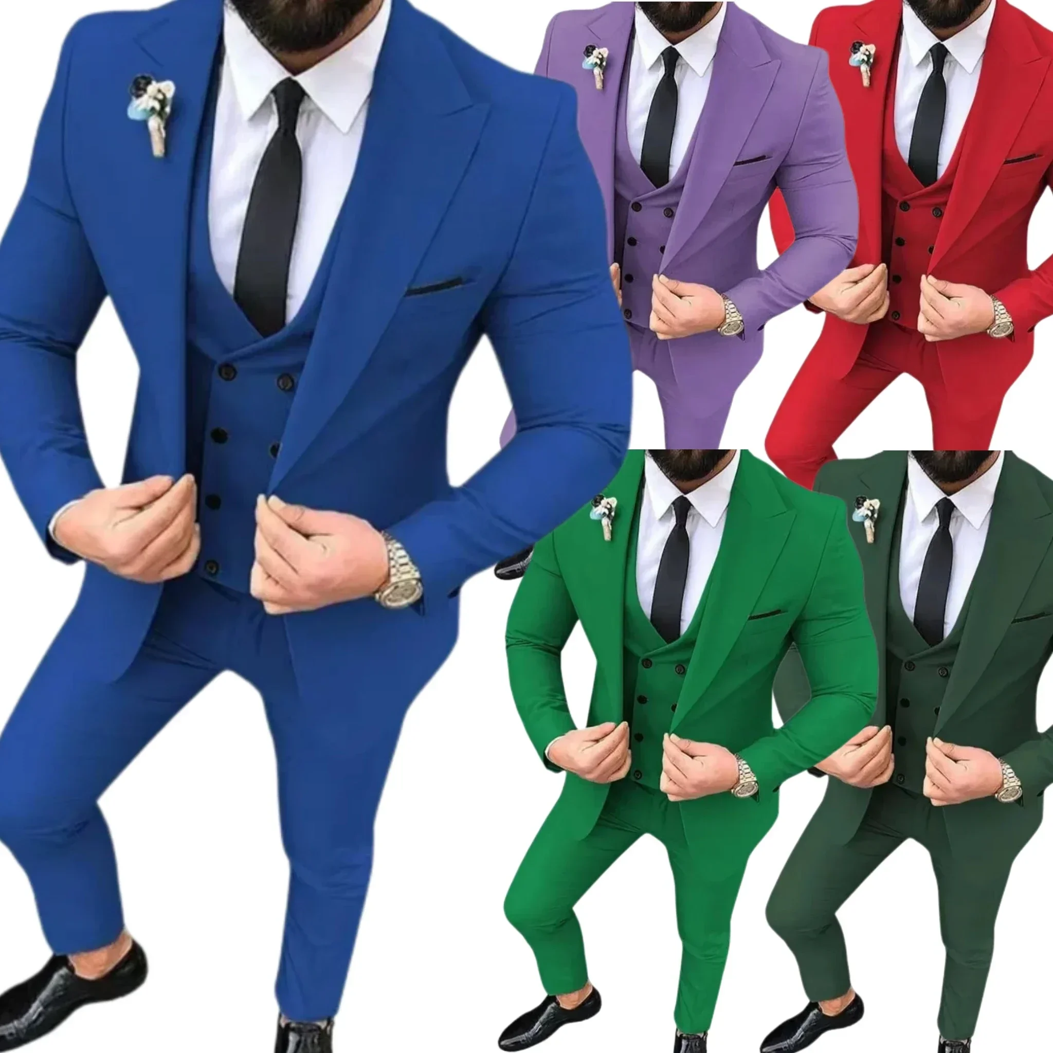 Формальный Элегантный Мужской Костюм Slim Fit 3-х Частей Блейзер Жилет Брюки Комплекты Пик Лацкан Мужской Смокинг Деловой Костюм Выпускного Вечера Свадьба Высокое Качество
Формальный Элегантный Мужской Костюм Slim Fit 3-х Частей Блейзер Жилет Брюки Комплекты Пик Лацкан Мужской Смокинг Деловой Костюм Выпускного Вечера Свадьба Высокое Качество